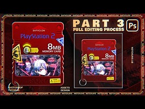PS2 Memory Card Tutorial Part 3 – FULL Editing Process in Photoshop