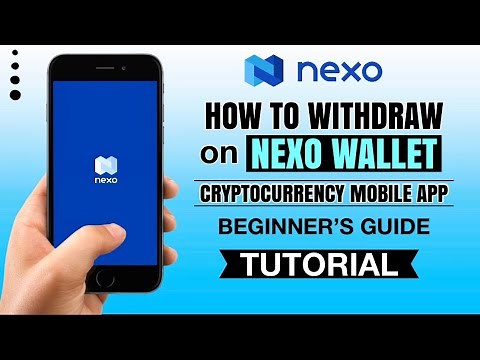 How to WITHDRAW crypto on NEXO Wallet App for Beginners | Tutorial