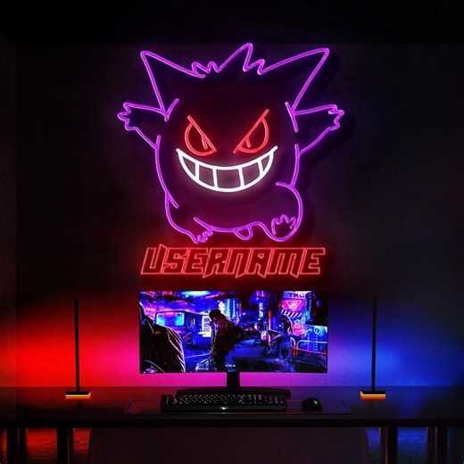 Custom Anime Gamer Neon Sign: Personalized Game Room LED Art - Etsy