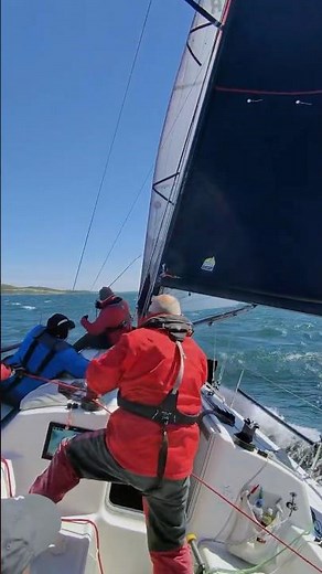 J109 Planing in 20 Knots #sailing #downwind #racing