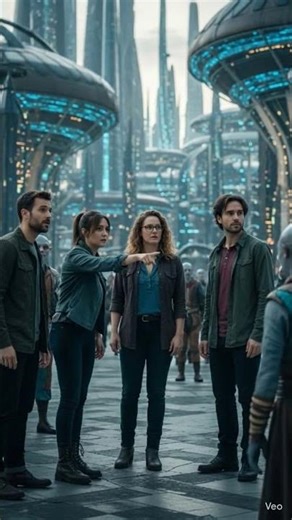 A Human’s Time Travel Adventure in Alien City