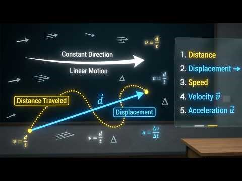 Learn Physics Easily | Linear Motion Basics Explained Step by Step