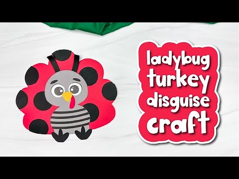 Ladybug Turkey Disguise Craft For Kids