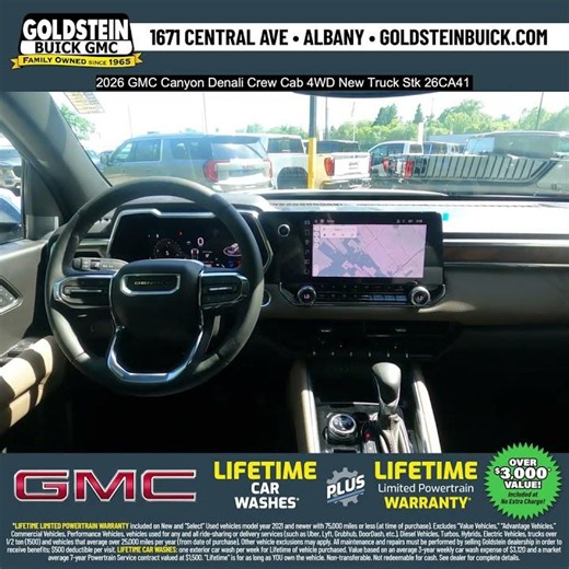 2026 GMC Canyon Denali Crew Cab 4WD New Truck Stk 26CA41