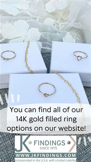 Wholesale Jewelry Manufacturer Stacking Rings- Gold Filled and Sterling Silver