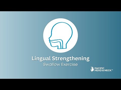Lingual Strengthening | Swallow Exercise