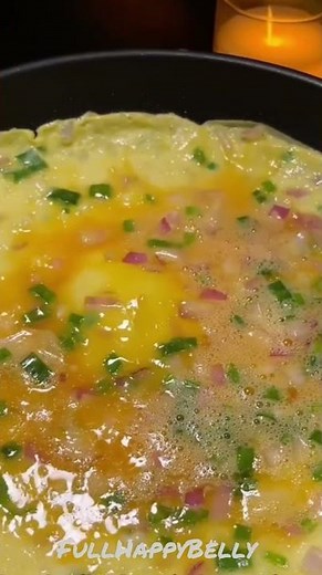 Simple veggie omelette