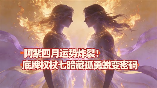 阿紫四月全维度运势｜事业/财运/情感 风水布局指南