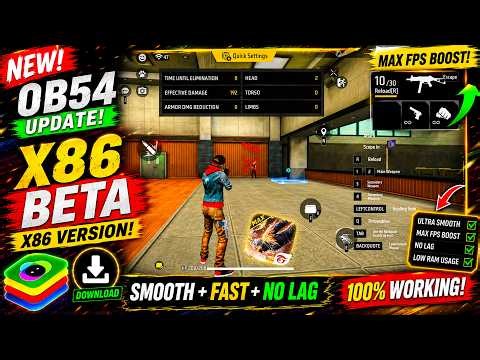 Free Fire Max x86 OB54 APK Download | Free Fire Update X86 Beta OB54 Global APK Download