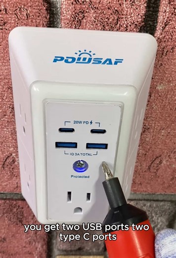 This smart and safe power strip is on sale now, Don’t miss out, go check it out! #powsaf #tiktokshopblackfriday #surgeprotection #tiktokshopcybermonday #outlet