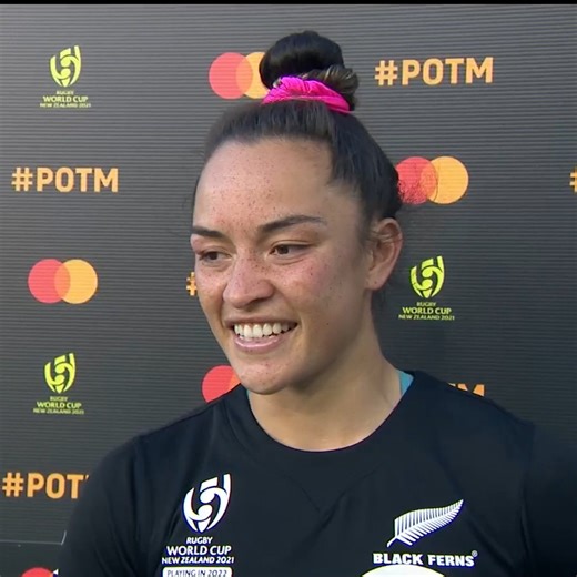 10K views · 345 reactions | Outstanding from start to finish  The Mastercard Player of the Match is Theresa Fitzpatrick #RWC2021 | #NZLvSCO | #POTM | #Priceless | Rugby World Cup | Facebook
