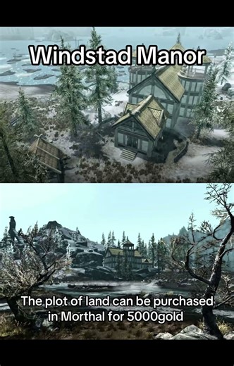 Skyrim House building land plots #skyrim #elderscrolls #gaming #house