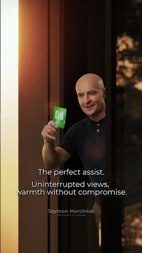 MB-86N balcony window with MB-Glass Barrier by Aluprof-uninterrupted views,warmth without compromise