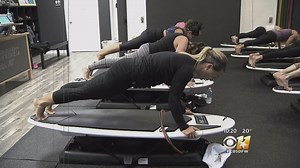 WATCH: Surfing in North Texas? With exercises like shark bite and classes called big kahuna surf fitness will make you feel like you're hanging ten. | CBS News Texas