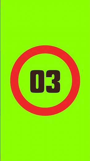 5-Second Green Countdown – Use in Your Edits! #vfx #videograph #timer #greenscreen