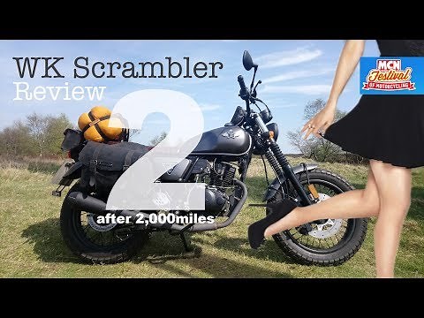 WK 125 Scrambler Review 2 and a Glimpse at the MCN 2019