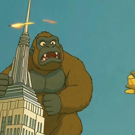 King Kong Collectible Figure 1933 Style Ghibli