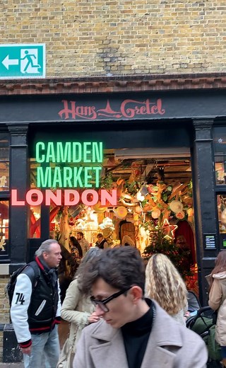 Let’s walk inside Hansel & Gretel Shop at CAMDEN MARKET, CAMDEN TOWN LONDON | Keep Walking 4K