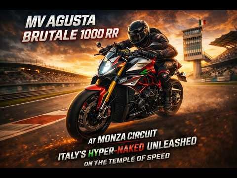 MV Agusta Brutale 1000 RR at Monza Circuit – Italy’s Hyper-Naked Unleashed on the Temple of Speed