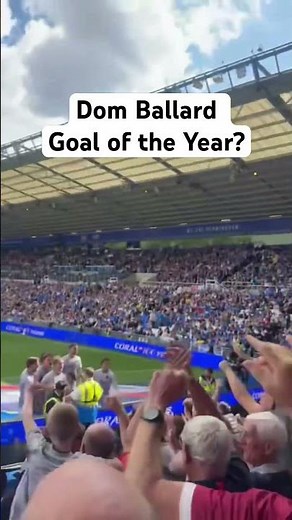 Dom Ballard scored the goal of the year yesterday #eflchampionship #epl #england