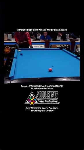 Efren Reyes Spin Bank for the Win