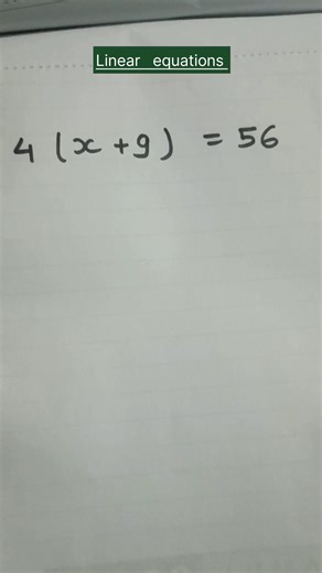 Nice math #linear equations #mathstricks #fypシ゚viral #fyp