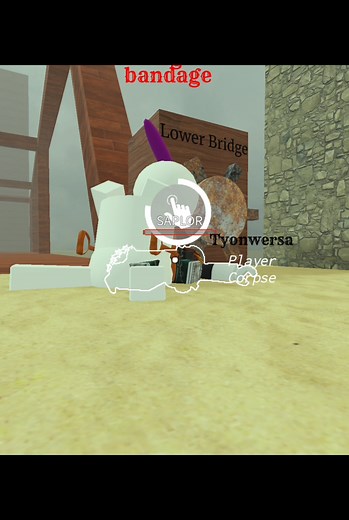 Struggling to Lower the Bridge in Roblox Gameplay