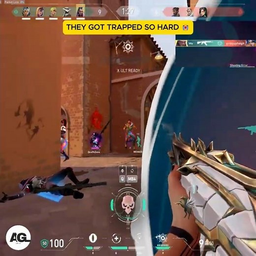Reyna Blind + Gekko Ult = INSTANT ACE on Ascent A Mid | 5v5 Team Combo Highlight #valorant