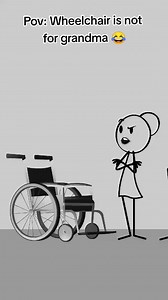 11 reactions | Wheelchair is not for grandma  #comedy #animationmeme #animation #fyp #viral #couples #usa #funnyjokes #foryoupage #Relationship #funny #viral #funnyvideo #reelviral #reelsvideo #fyp #challenge #fitness #motivation | Good thinking | Facebook