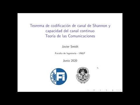 Shannon's channel coding theorem and continuous channel capacity.
