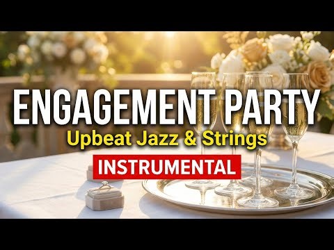 Engagement Party Songs | 12 Hours Upbeat Cocktail Jazz & Pop Strings Background Music for Parties