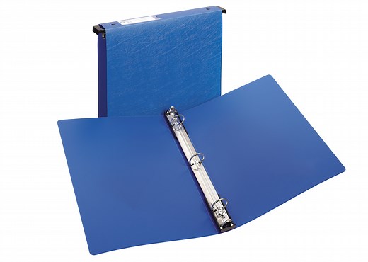 Avery Hanging Storage 3 Ring Binder, 1 inch Blue Binder (14800)
