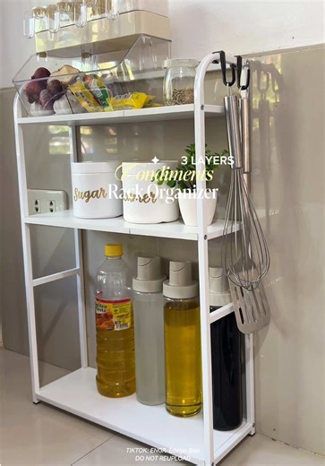Organize Your Kitchen with a Condiments Rack