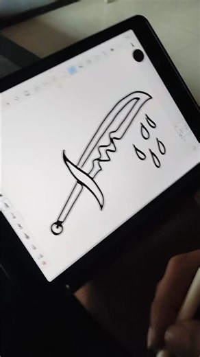 easy drawing knife 🔪 #drawing #drawing #viral #art