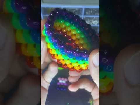 How to Make an Odd Flat Stitch Kandi Cuff! (Beginner Kandi Tutorial) ✨