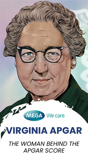 5.5K views · 37 reactions | Discover the amazing life story of Virginia Apgar, the medical pioneer who transformed how newborns are cared for. Numerous lives are still saved by her Apgar Score, demonstrating the power of perseverance and ingenuity to transform society. #VirginiaApgar #MedicalInnovation #NewbornCare #MegaWecare | Mega We care | Facebook