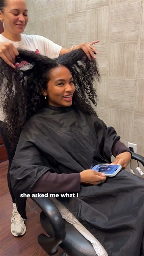 a fresh curly wolf cut is solving all my problems 🤪✨ #curlyhair #curlywolfcut #curlyhaircut