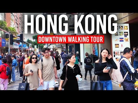 HONG KONG, China 🇭🇰 Between Towers and Chaos | 4K Walking Tour