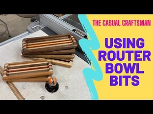 Making small trays using custom jigs and a router bowl bit
