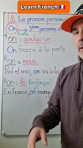 60K views · 4.9K reactions | The personal pronoun "ON" in French . Learn French Grammar with Moh and Alain ☝️ #apprendrelefrancais #frenchgrammar #studyfrench | OuiTeach & French Becomes Easy | Facebook