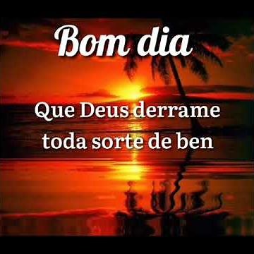Mensagem de Bom dia