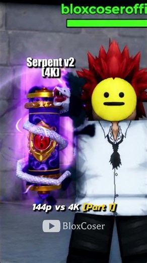 144p vs 4K【﻿Demon Blade Roblox】(Part 1)