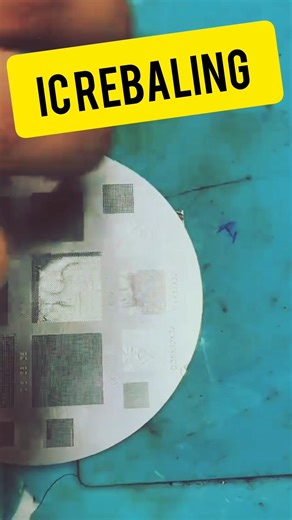 IC Reballing Trick: Perfect Solder Balls Every Time #shorts