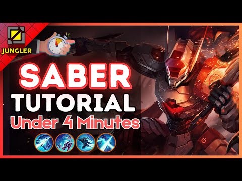 3-Minute Saber Tutorial in the Jungle || (MLBB S37) 2025