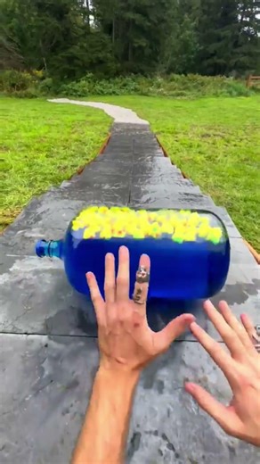 Breaking Glass Bottles🔥 - Crushing Crunchy & Soft Things🍾🌈👑