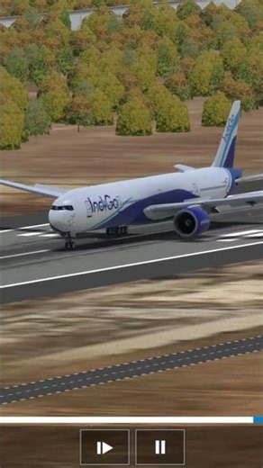 Indigo Boeing 777-300er landing at manglore international airport #rfs