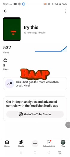 try this song to cross million 😨