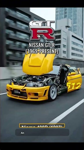 Evolution of Nissan GTR from 1969 to 2026