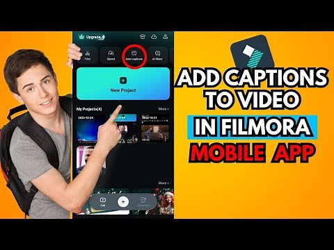 Filmora Mobile Auto Captions Tutorial | Add Subtitles in Seconds