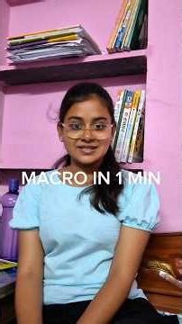 Macro Economics in 1 Minute | Class 12 Simple Explanation